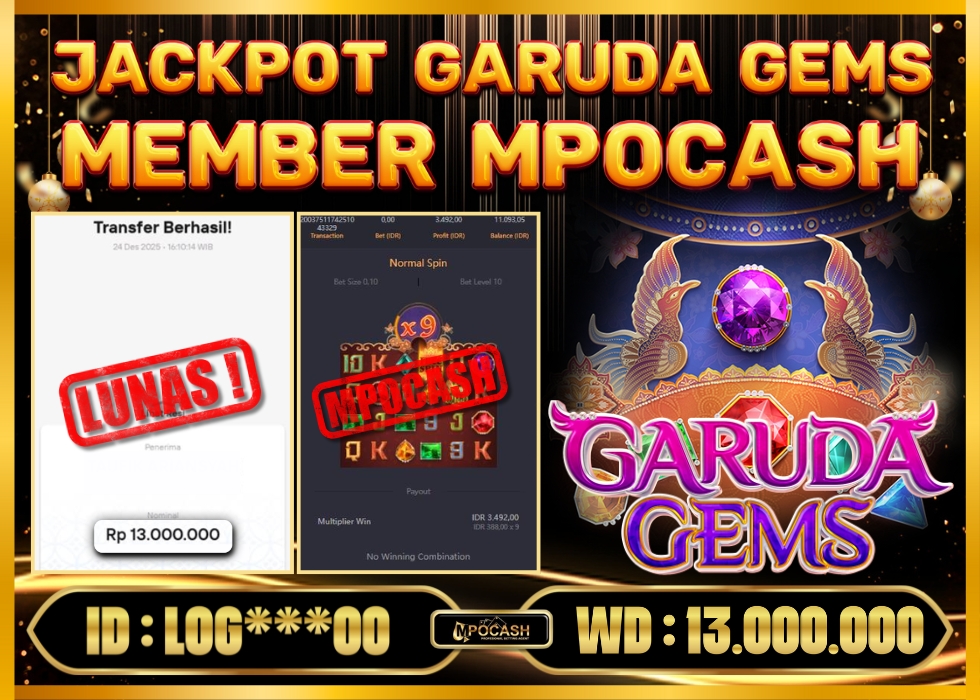 MPOCASH JACKPOT GARUDA GEMS